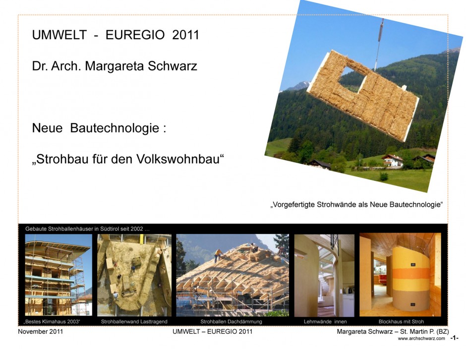  Strohbau fr Aussendmmung und Sanierung