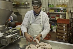Unsere Wurstproduktion...