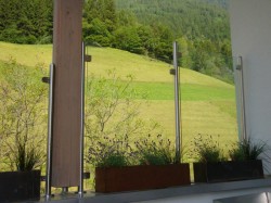 Windschutz mit Glas...