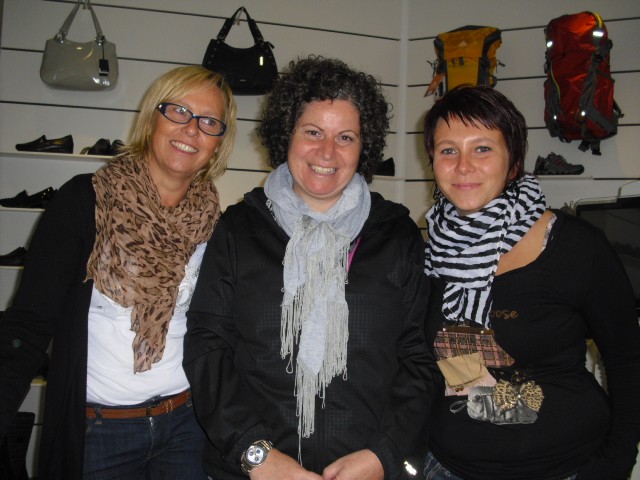 v.l.n.r. Helene, Sabine und Evelyn